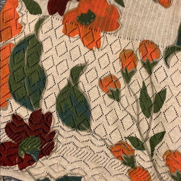 Beautiful Anthropologie floweredsweater - Picture 2 of 5